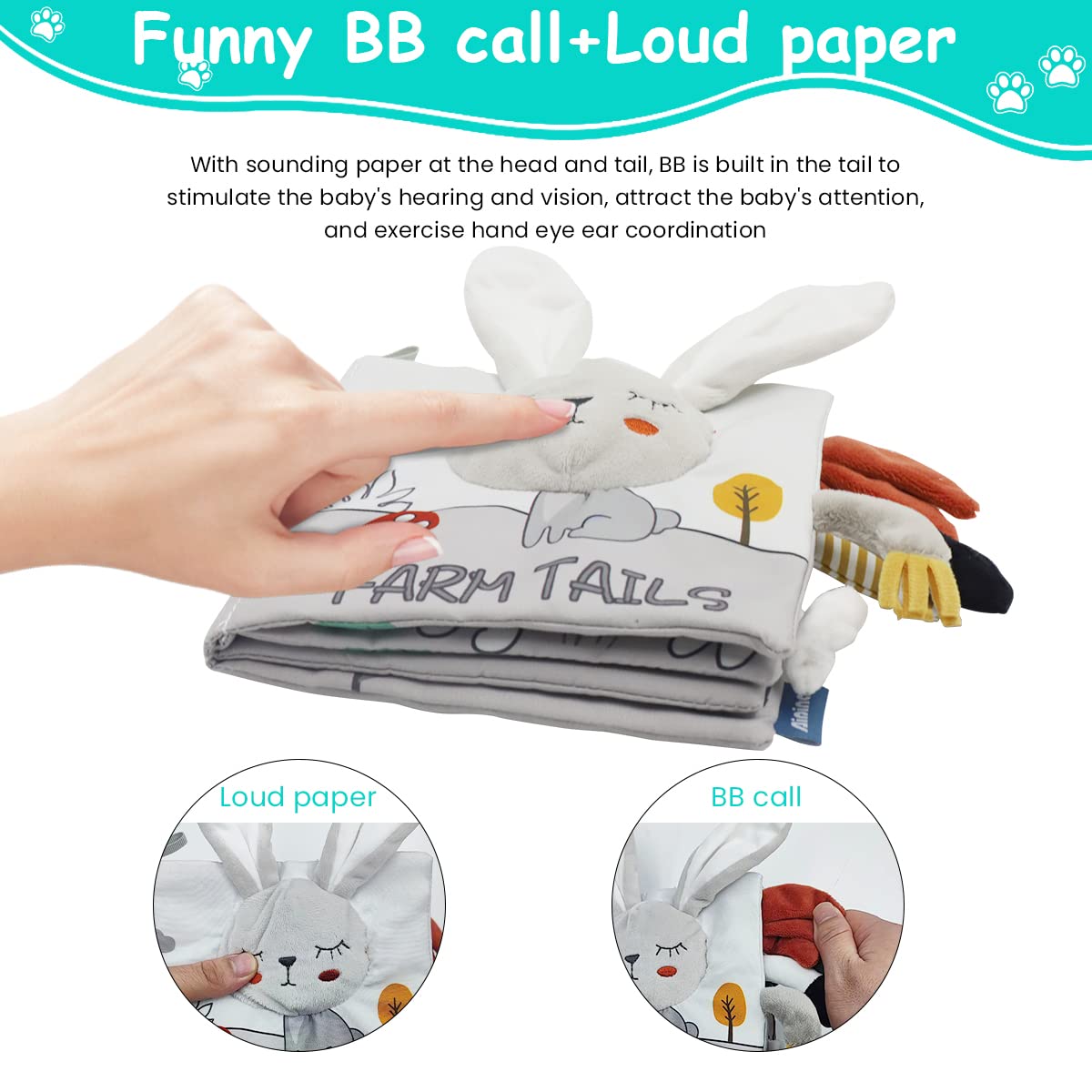 Early Learning Baby Cloth Toy Book