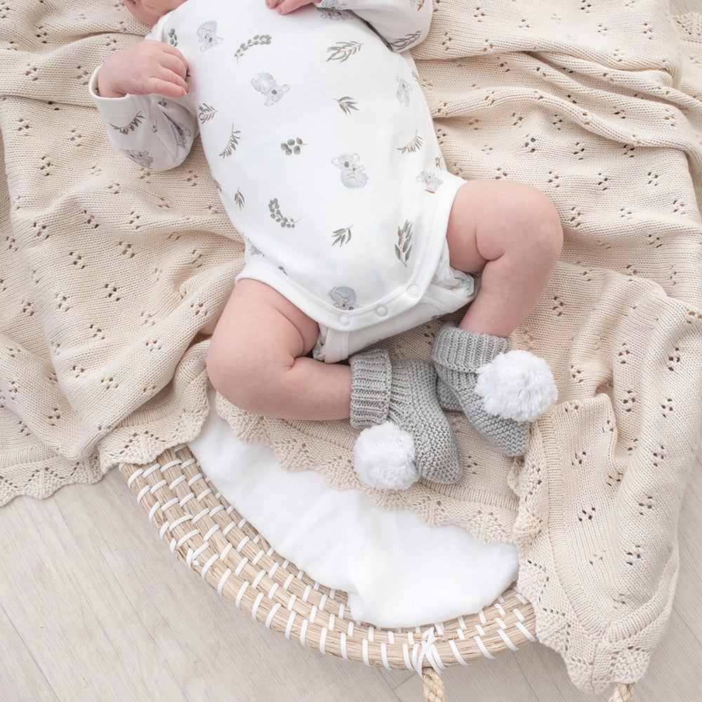 Bamboo/Cotton Heirloom Baby Blankets