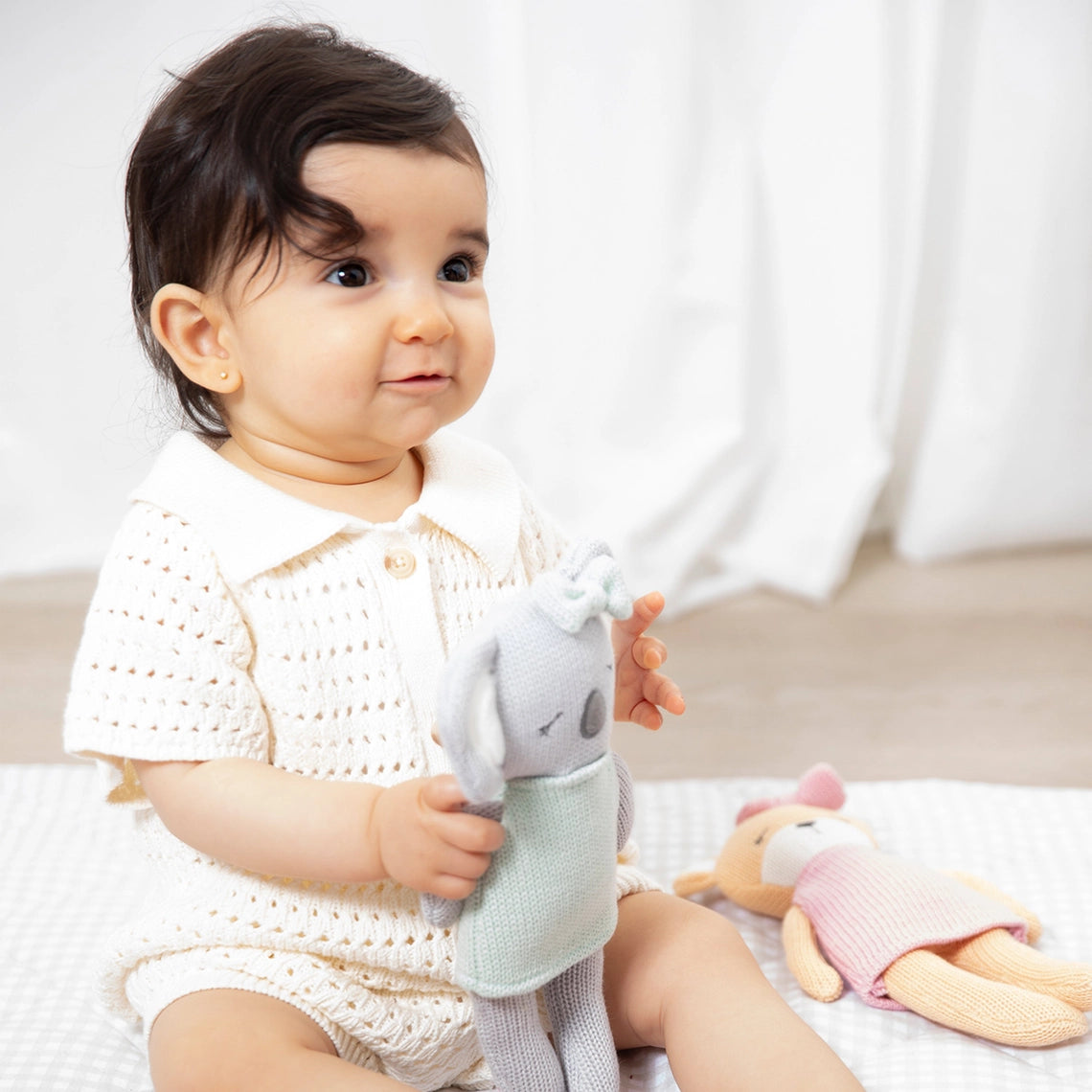 Kimmy the Koala – Soft Cotton Knit Baby Toy