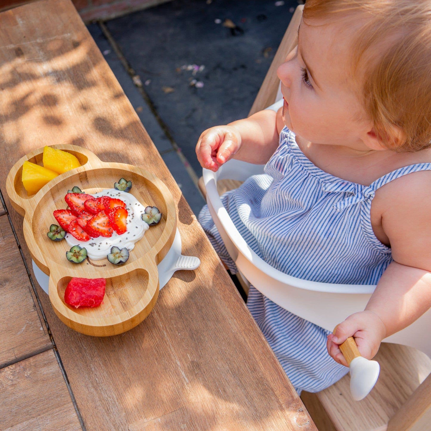 Bamboo Koala Shaped Suction Plate