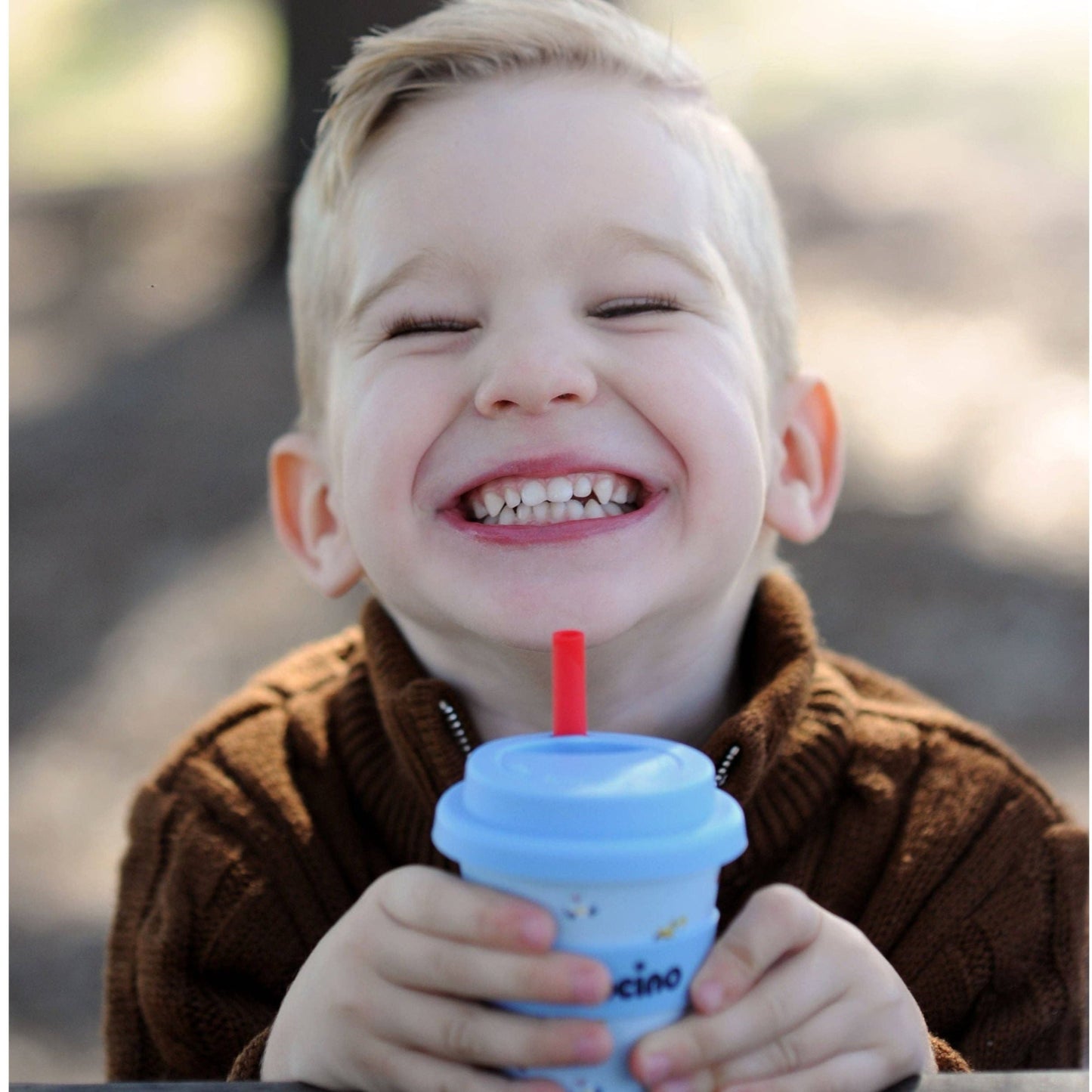 Eco-Friendly Babyccino Cup with Pop-It Toy