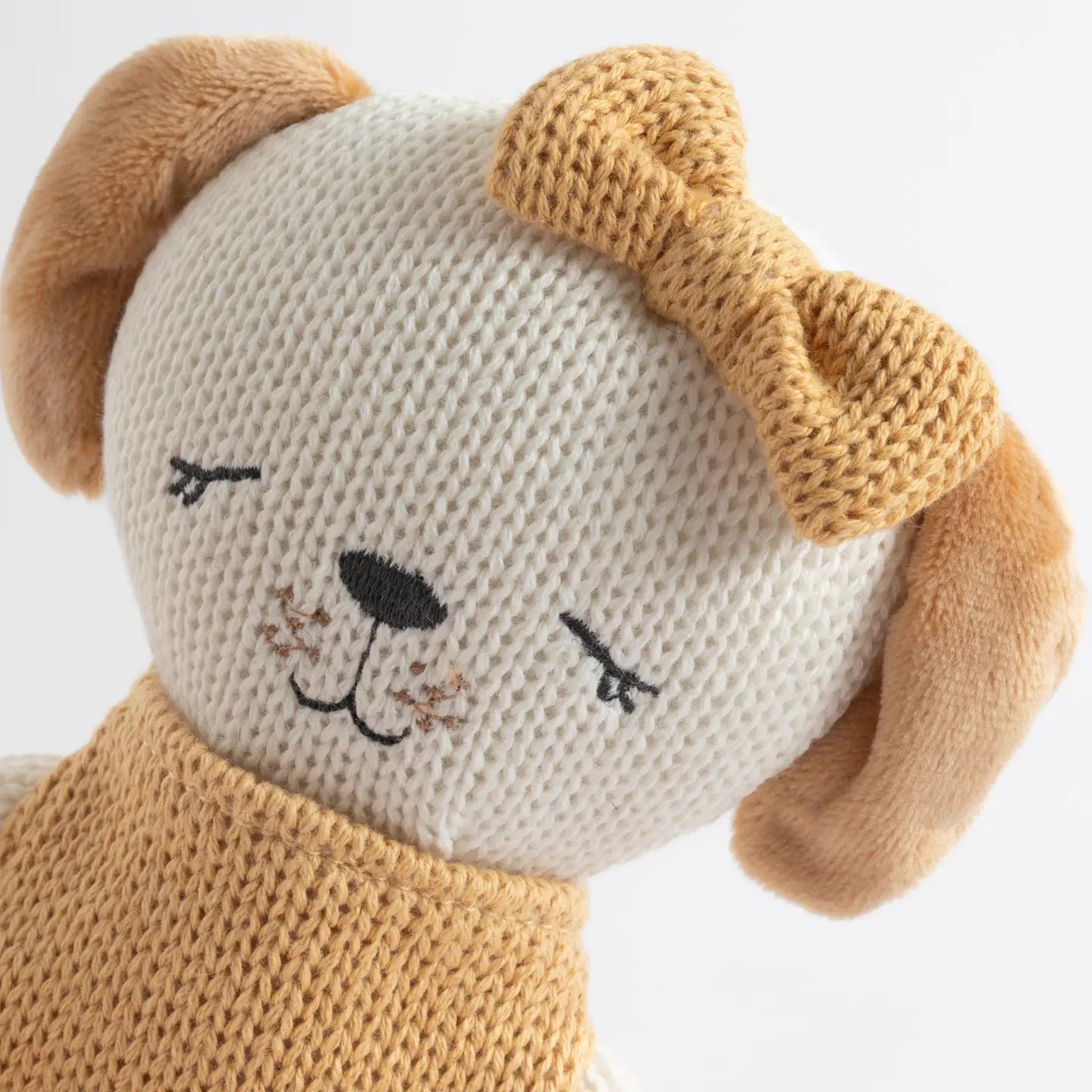 Paula the Puppy - Premium Knitted Baby Toy | Soft