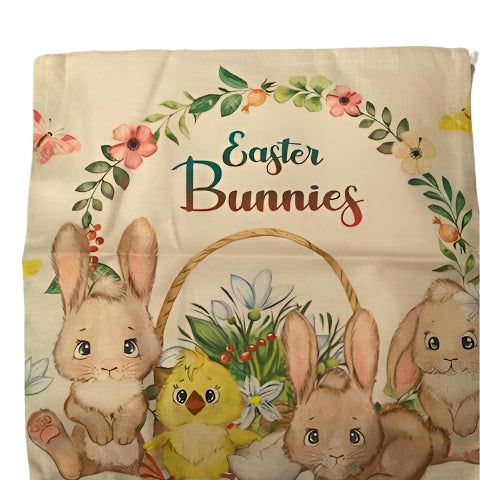 Cute Bunny Linen Cushion Covers