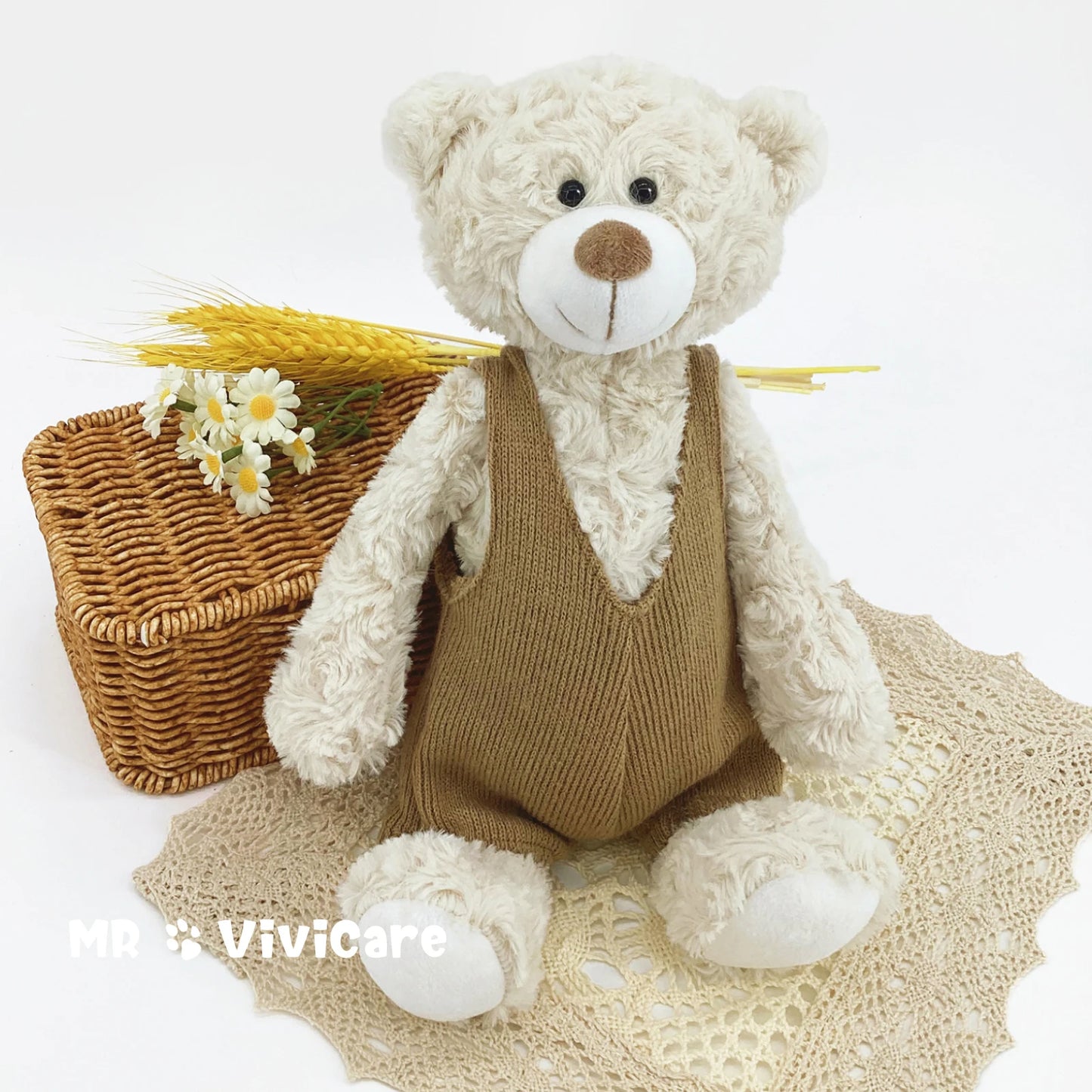The Perfect Cuddly Companion - 34CM Plush Teddy Bear for Kids & Babies!
