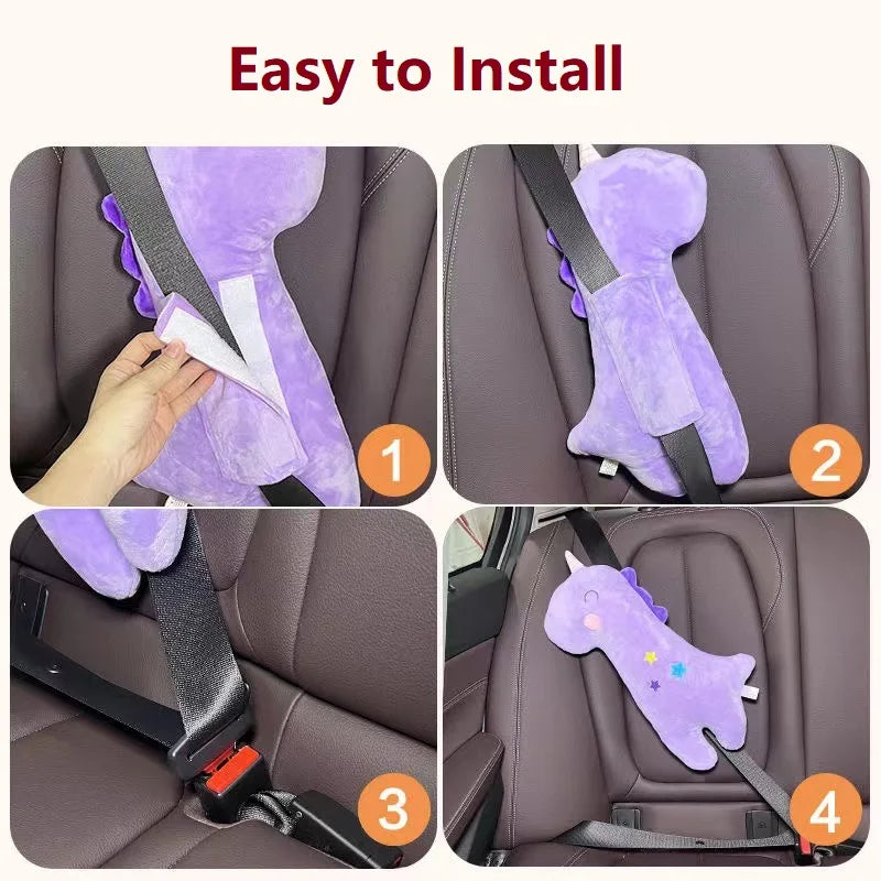 Cute Child Cartoon Car Seat Belt Shoulder Protector
