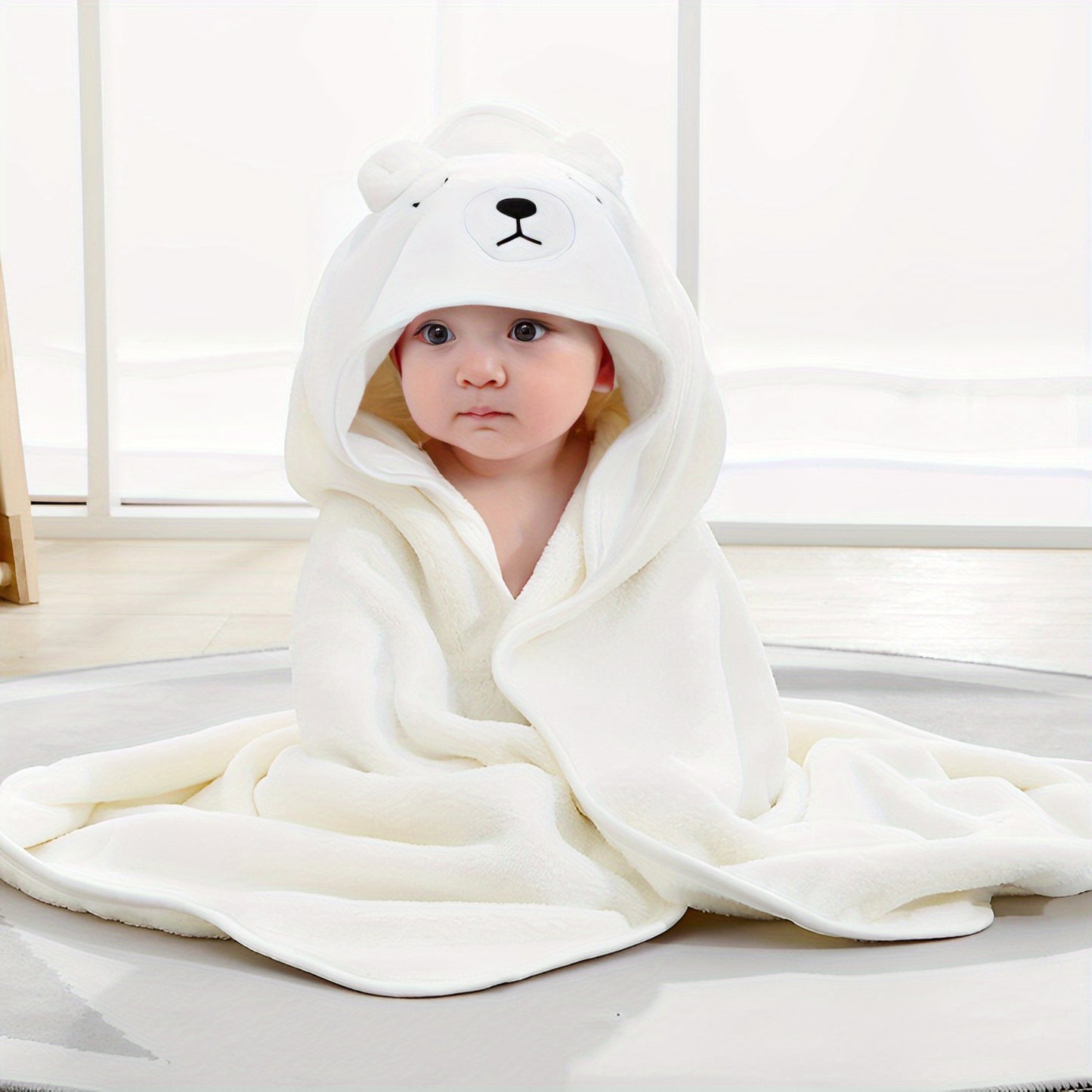 Lovely and Soft Absorbent Cartoon Animal Infant Bath Towel