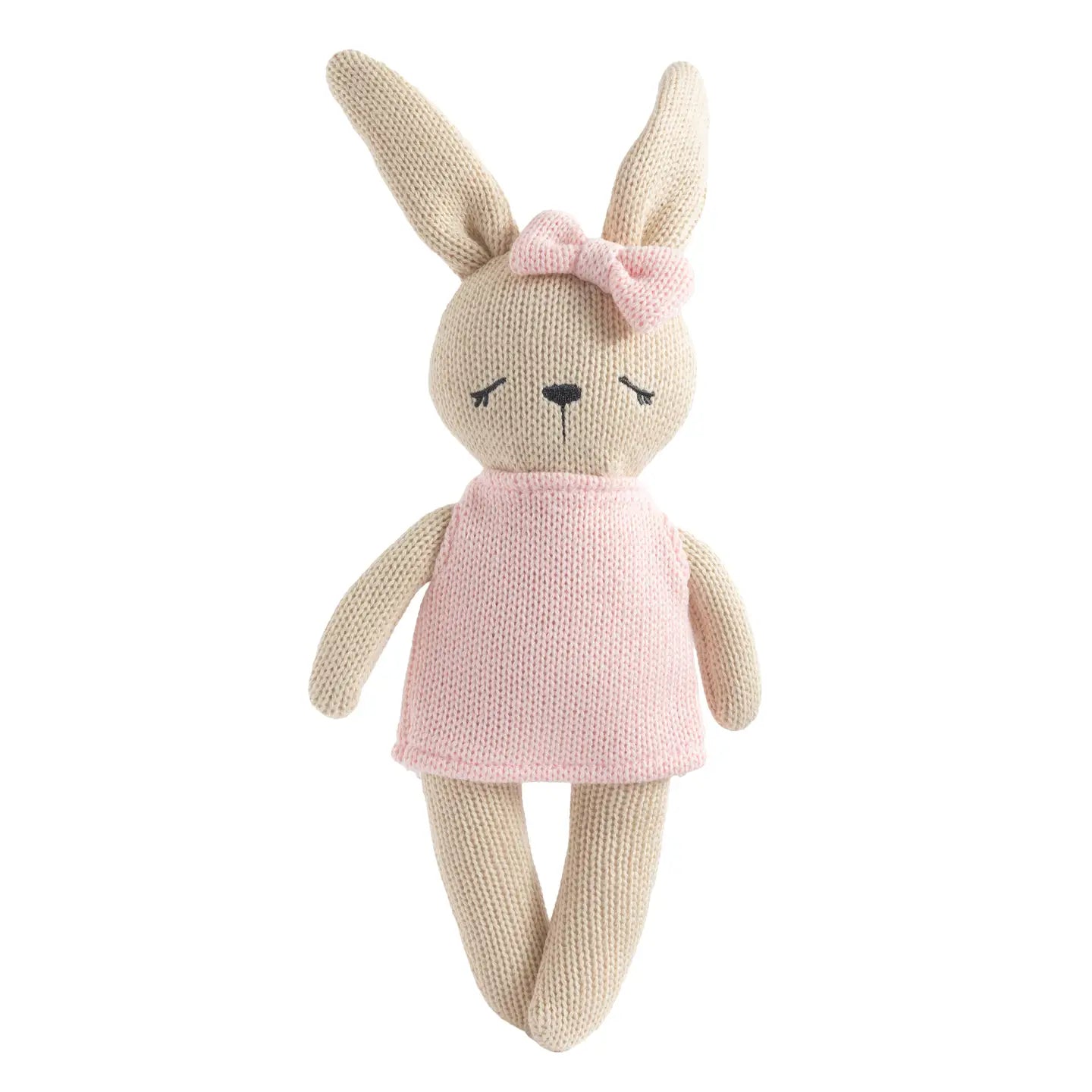 Bella the Bunny Cotton Knit Baby Toy