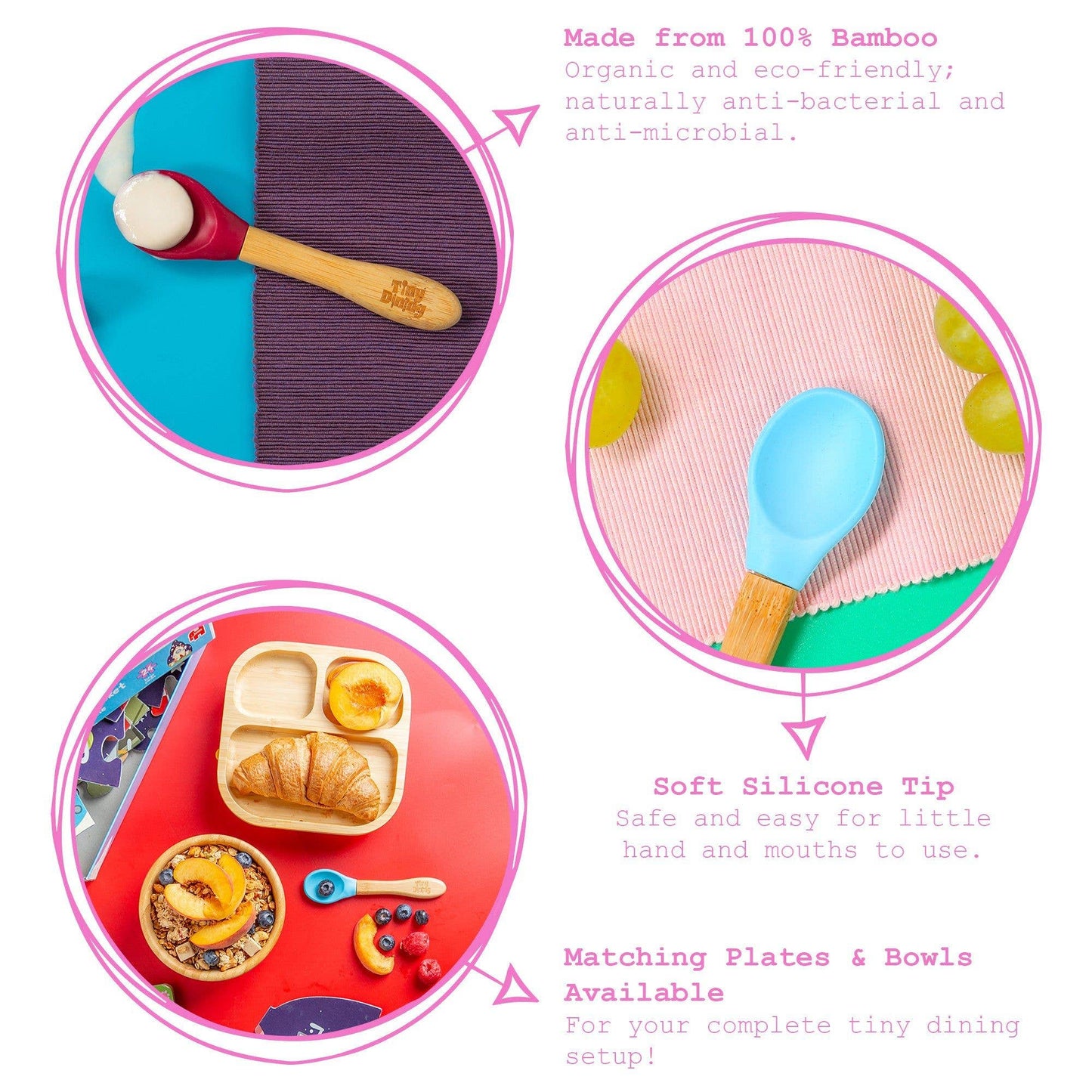 Bamboo Soft Tip Baby Spoon