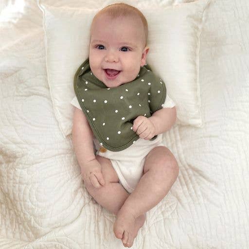 2-Pack Soft Cotton Baby Bibs | Terry Backed