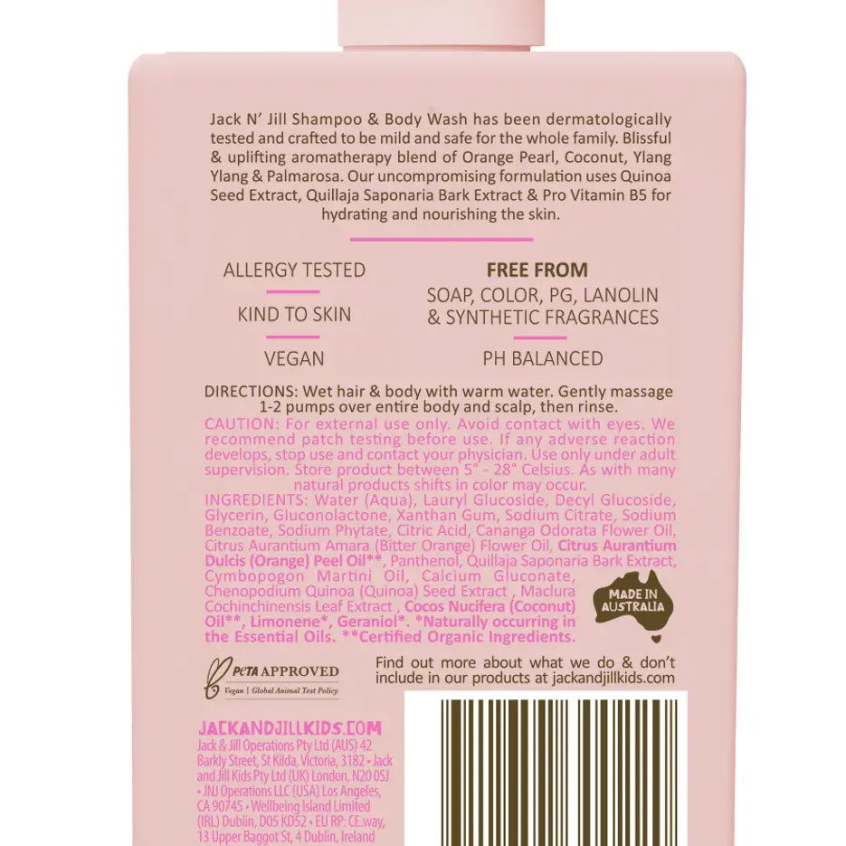 Baby and Children's Shampoo and Body Wash