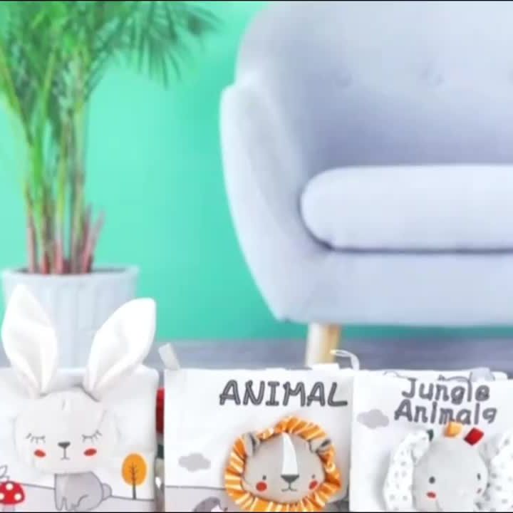 Early Learning Baby Cloth Toy Book