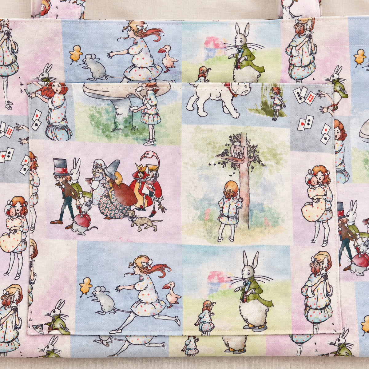 Alice in Wonderland Tote Bag