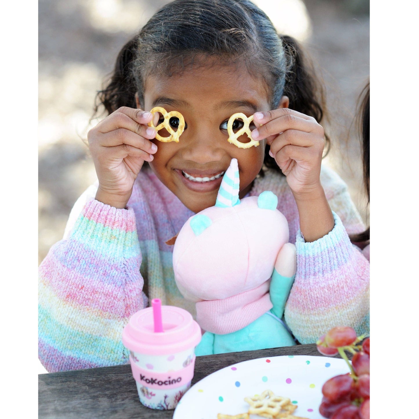 Mermaid Dreams Babyccino cup + Straw + Pop-it toy 120 ml