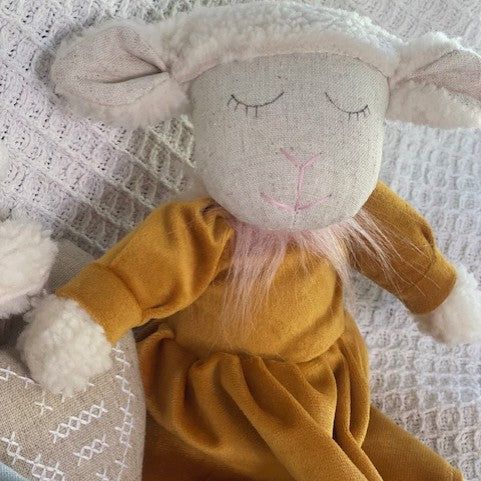 Little Cuddly Buttercup the Sheep Rag Doll