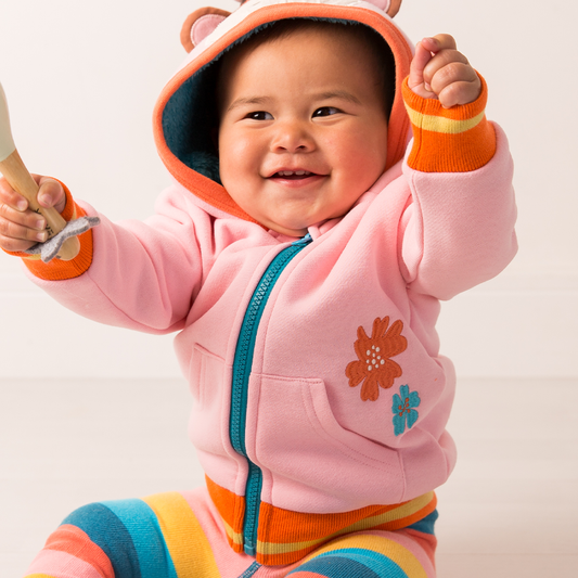 Bonnie Highland Cow – Kids’ Zip-Up Hoodie