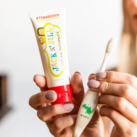 Strawberry Jack N' Jill Natural Toothpaste