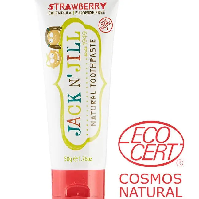 Strawberry Jack N' Jill Natural Toothpaste