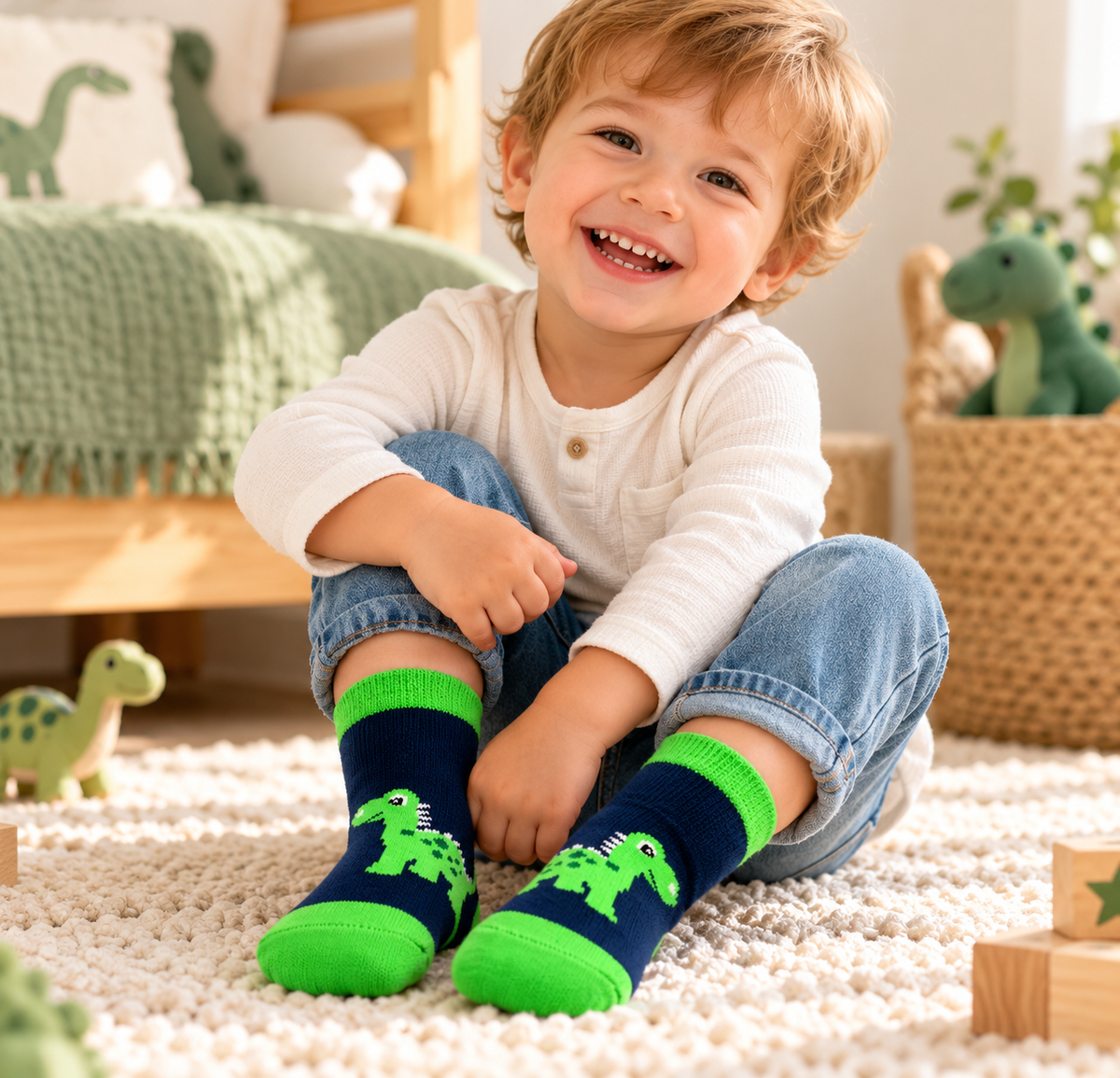 Dinosaur Baby Socks