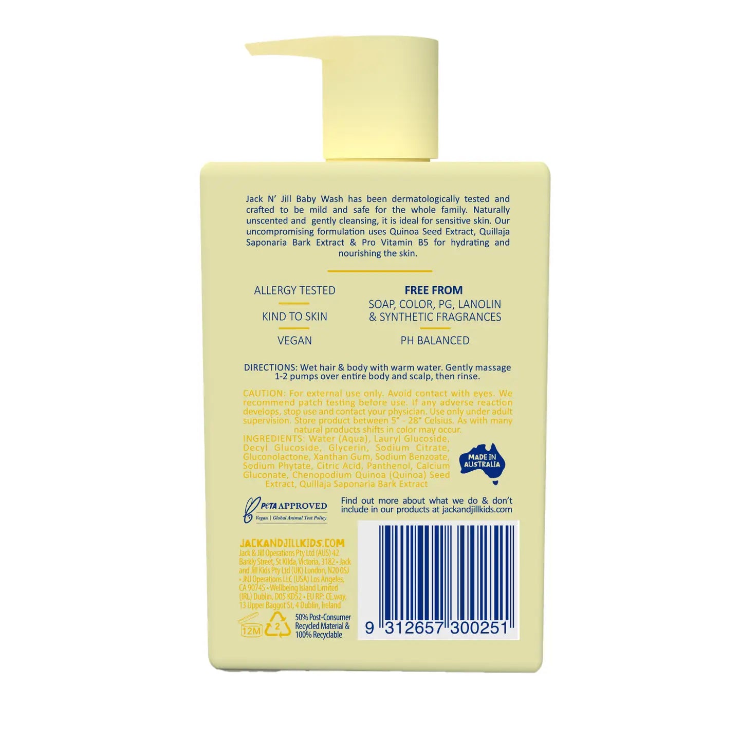 Natural Baby Wash