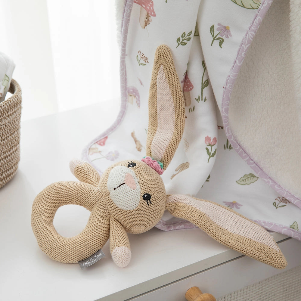 Little Dears Organic Cotton Pram Blanket - Sherpa Baby Blanket
