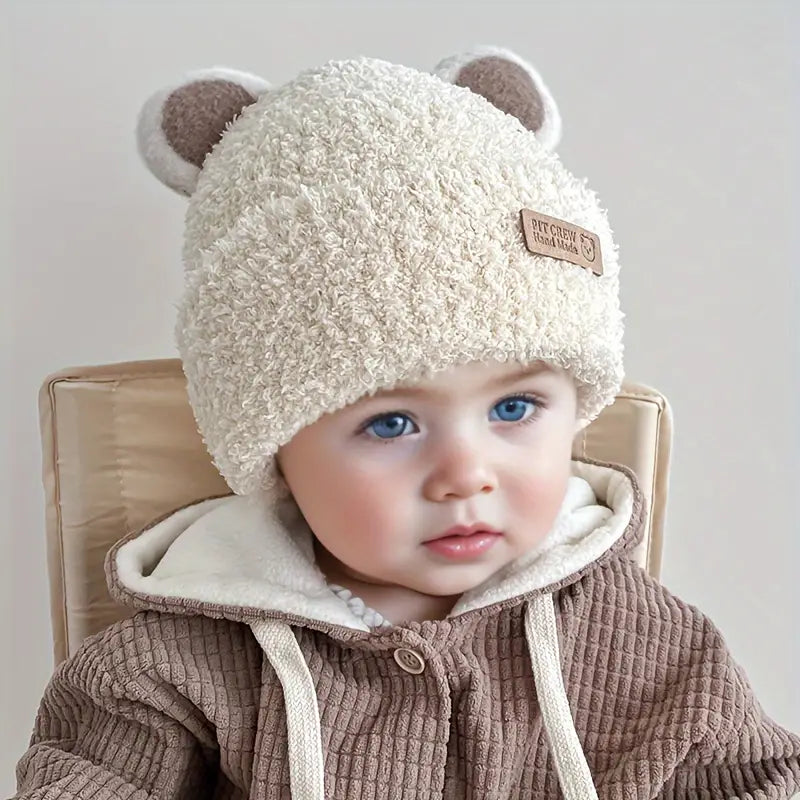 Sweet Soft and Warm Knitted Toddler Beanie