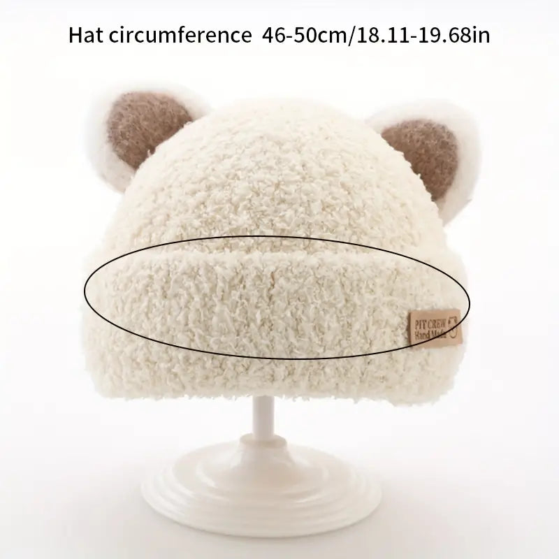 Sweet Soft and Warm Knitted Toddler Beanie