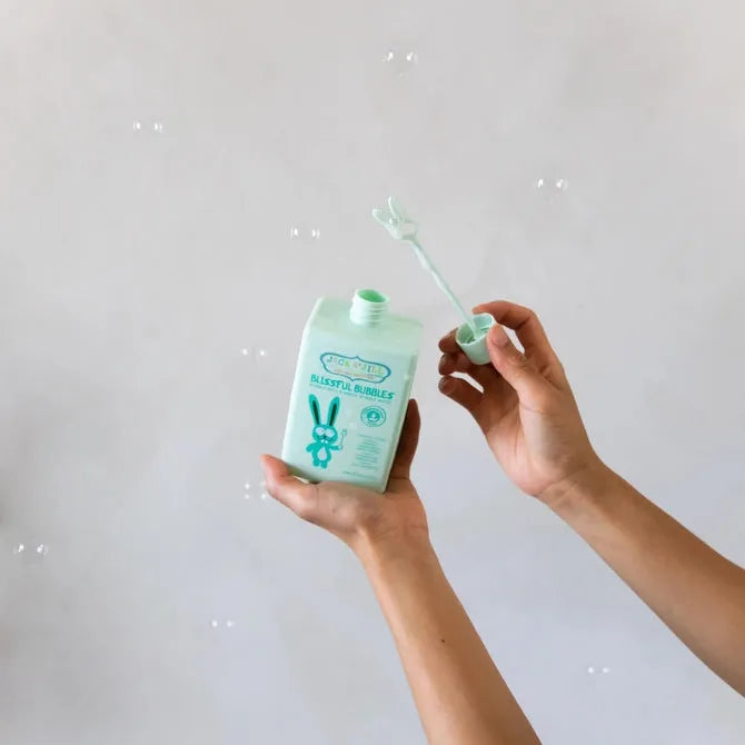 Jack 'n' Jills Blissful Bubbles Baby Safe Bubble Bath with Bunny Bubble Wand