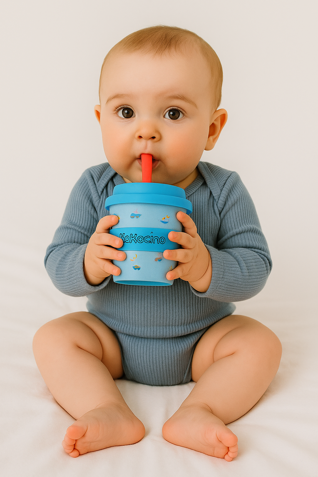 Eco-Friendly Babyccino Cup with Pop-It Toy