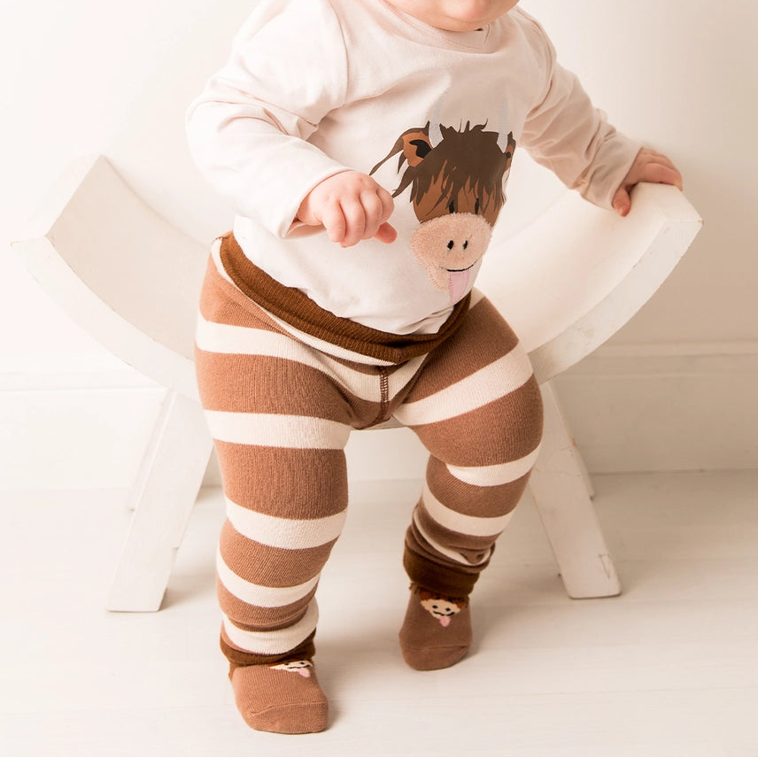 Highland Cow - Baby Leggings