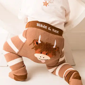 Highland Cow - Baby Leggings