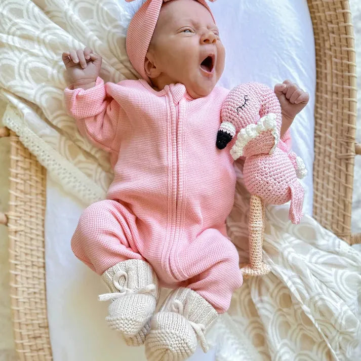 Cuddle Me Crochet Flamingo Comforter | Handmade with Love.