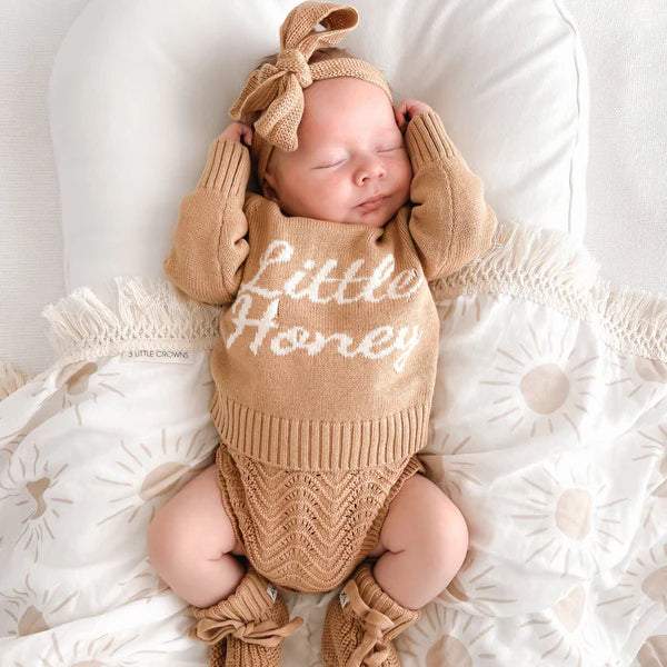 Little Honey Newborn Jumper - 100% Cotten