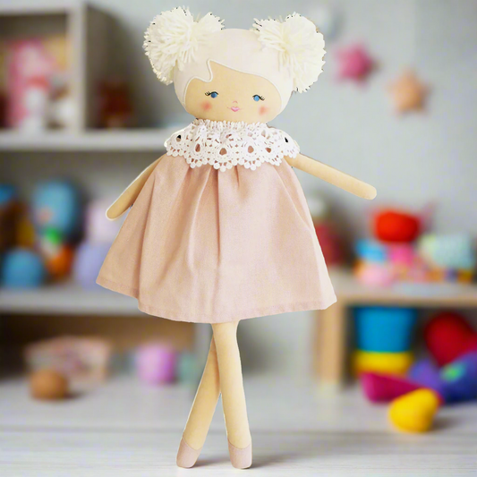 Beautiful Soft Doll - Pale Pink 45cm