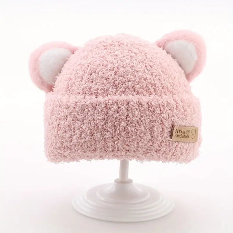 Sweet Soft and Warm Knitted Toddler Beanie
