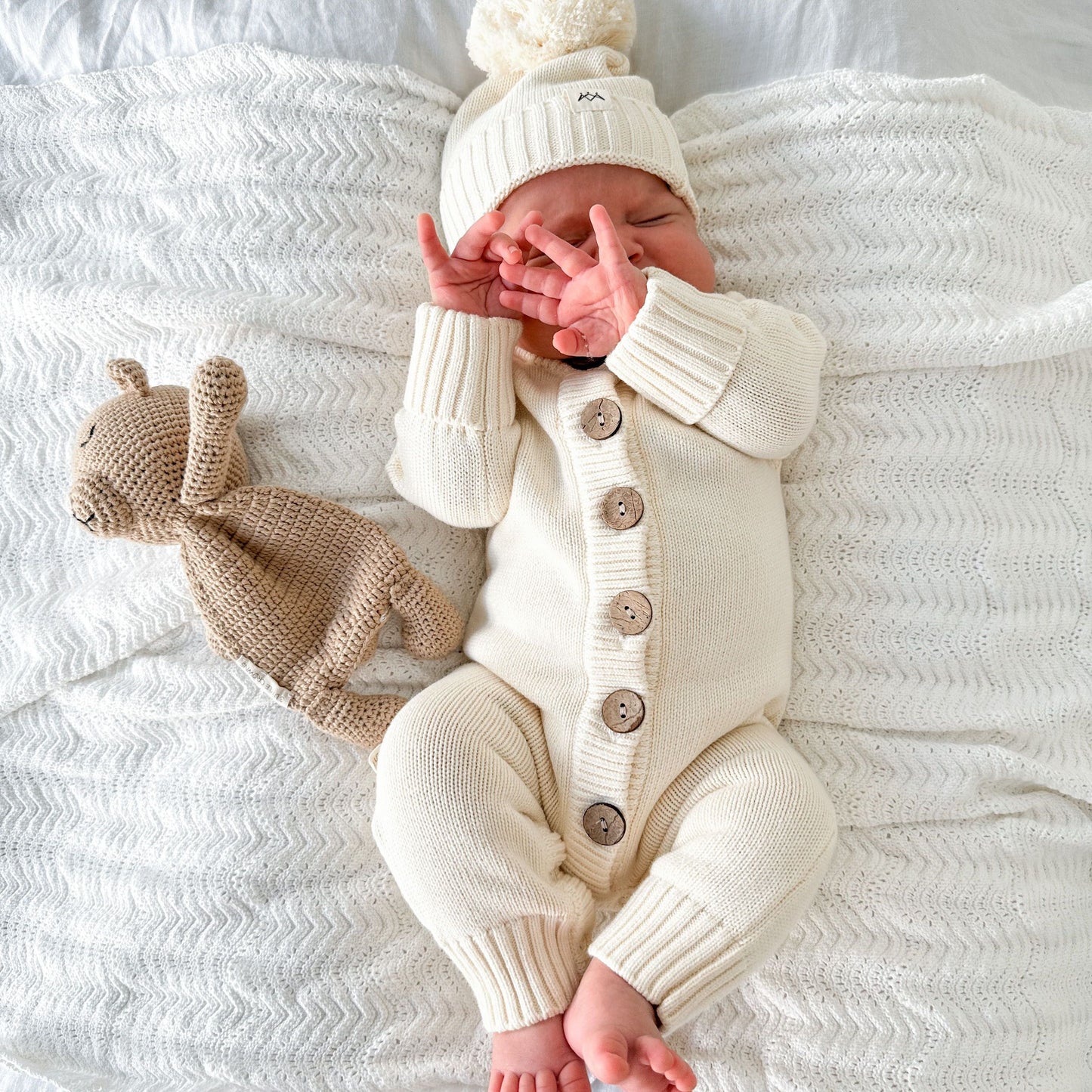 Newborn Knitted Romper