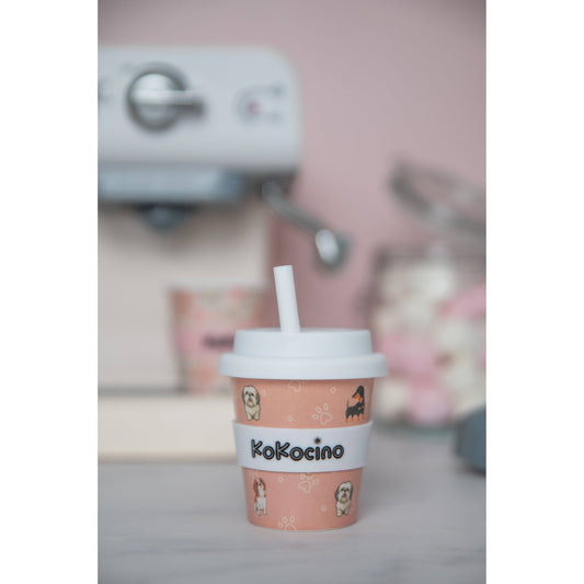 Pawesome Cup-pup-cino Kids Bamboo Cup Set | Eco-Friendly Babyccino Cup