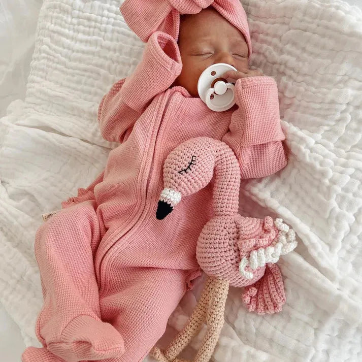 Cuddle Me Crochet Flamingo Comforter | Handmade with Love.