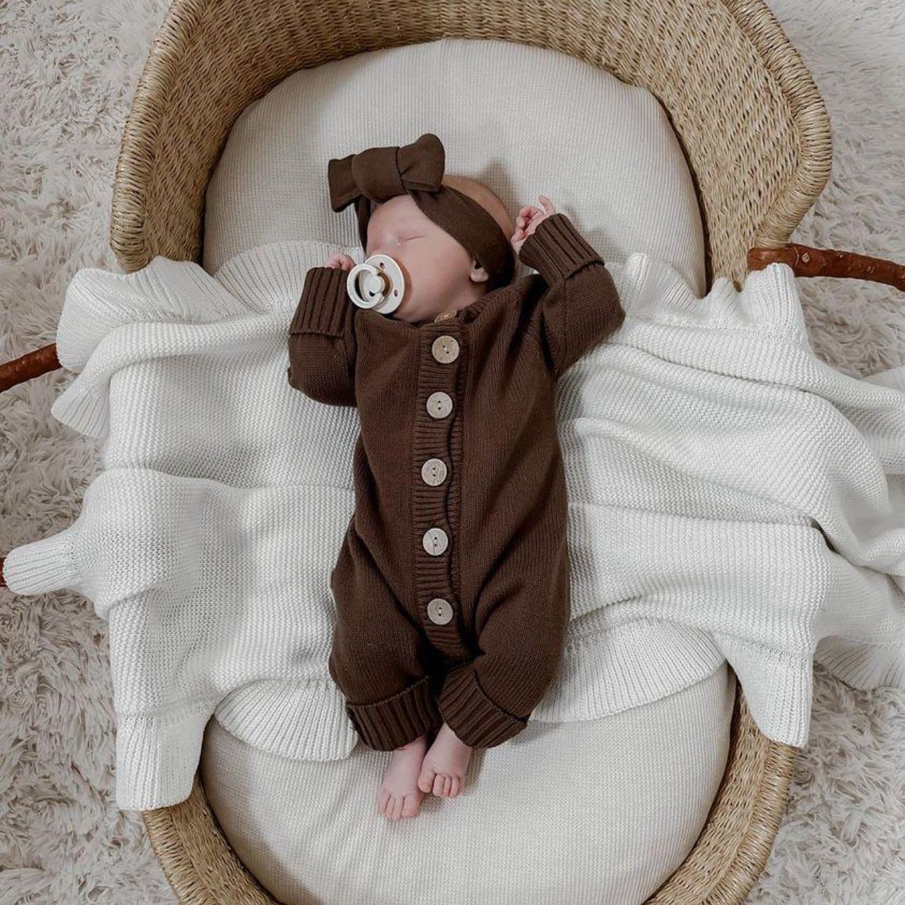 Newborn Knitted Romper