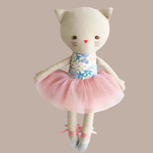 Alimrose Odette Kitty Ballerina  - 25cm Liberty Blue