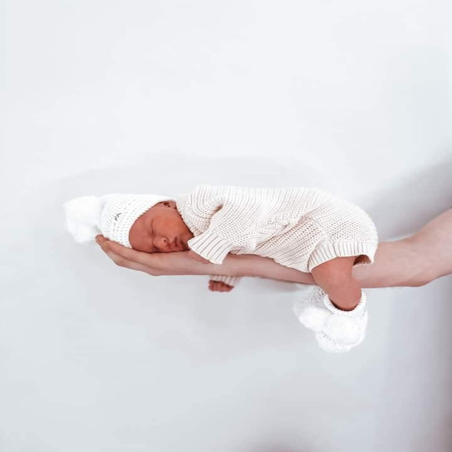 Newborn Textured Knitted Body Suit - Beautifully Soft