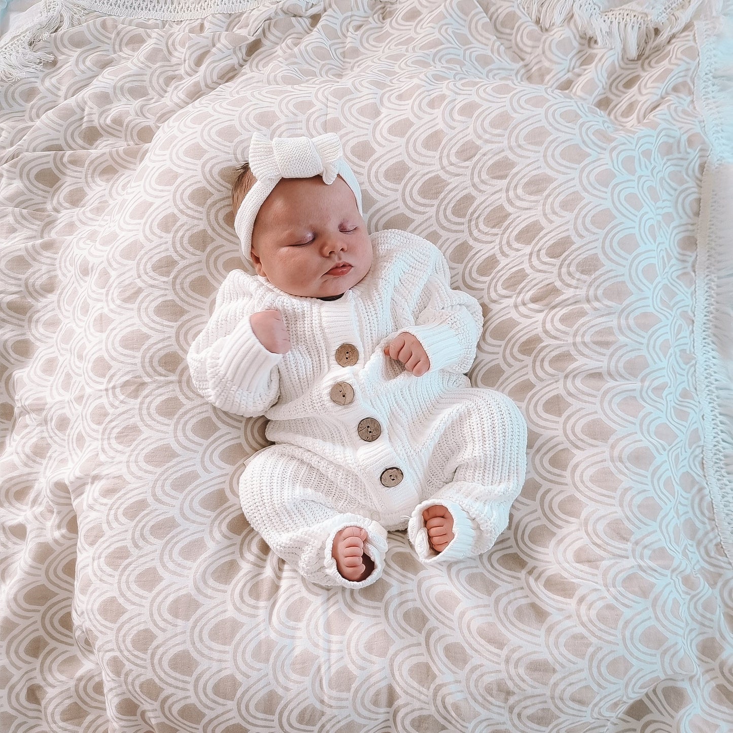 Newborn Knitted Romper
