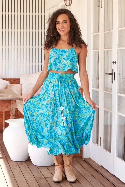 Womens Coastal Bloom two -piece set.