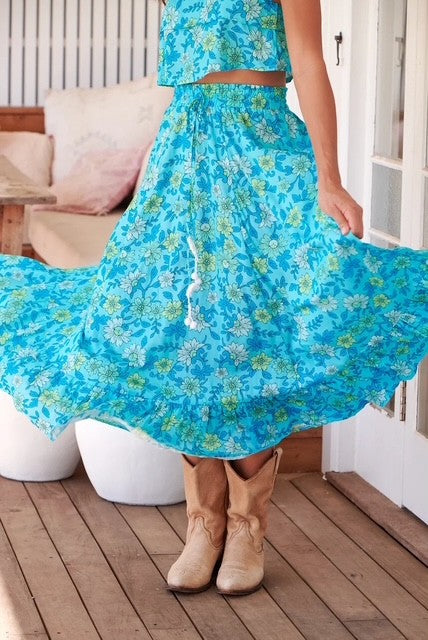 Womens Coastal Bloom two -piece set.