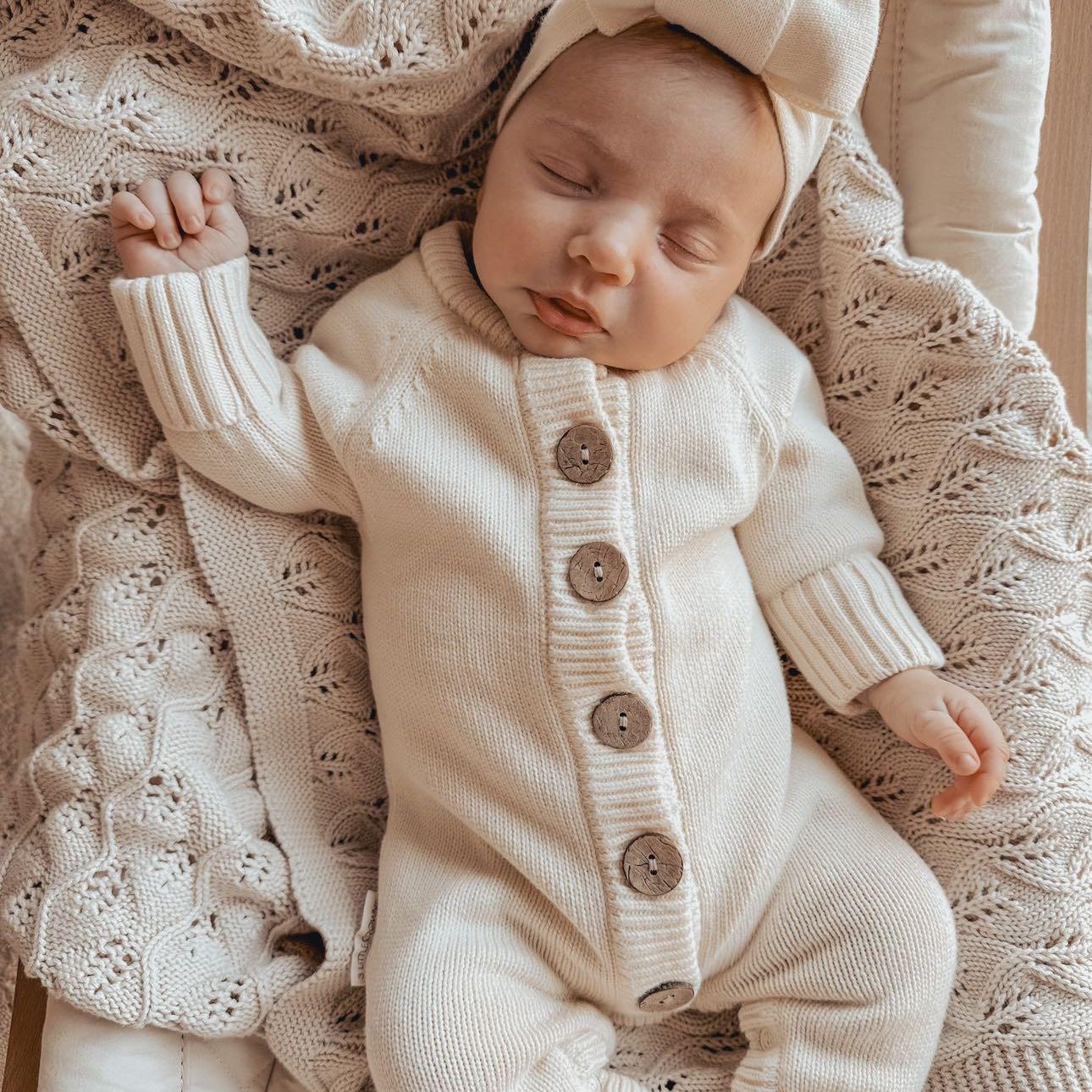 Newborn Knitted Romper